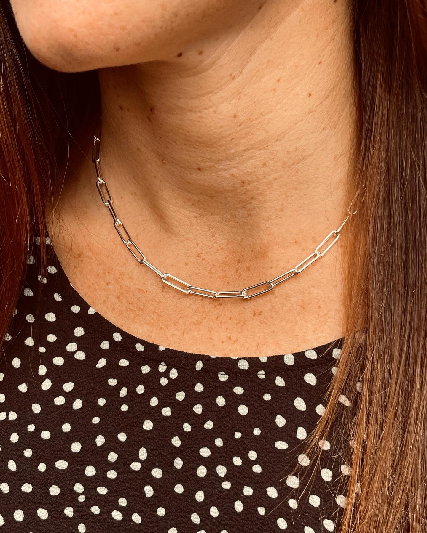 Silver 2.5mm Paperclip Chain