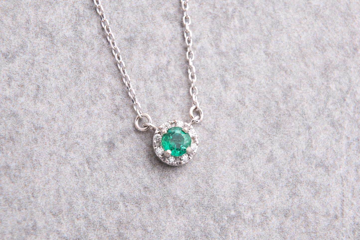 Gemstone Diamond Necklace
