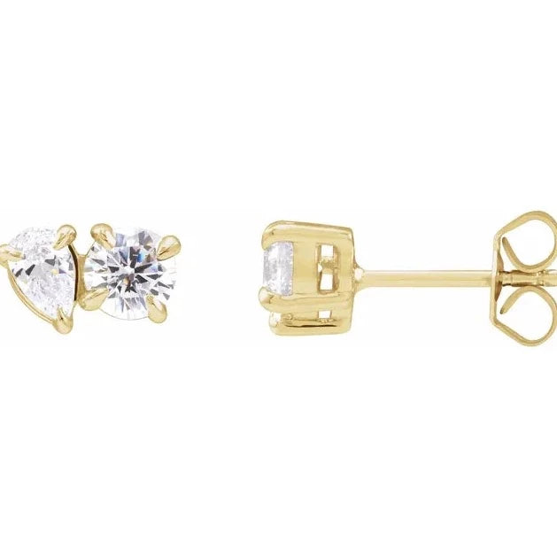 Two Diamond Studs