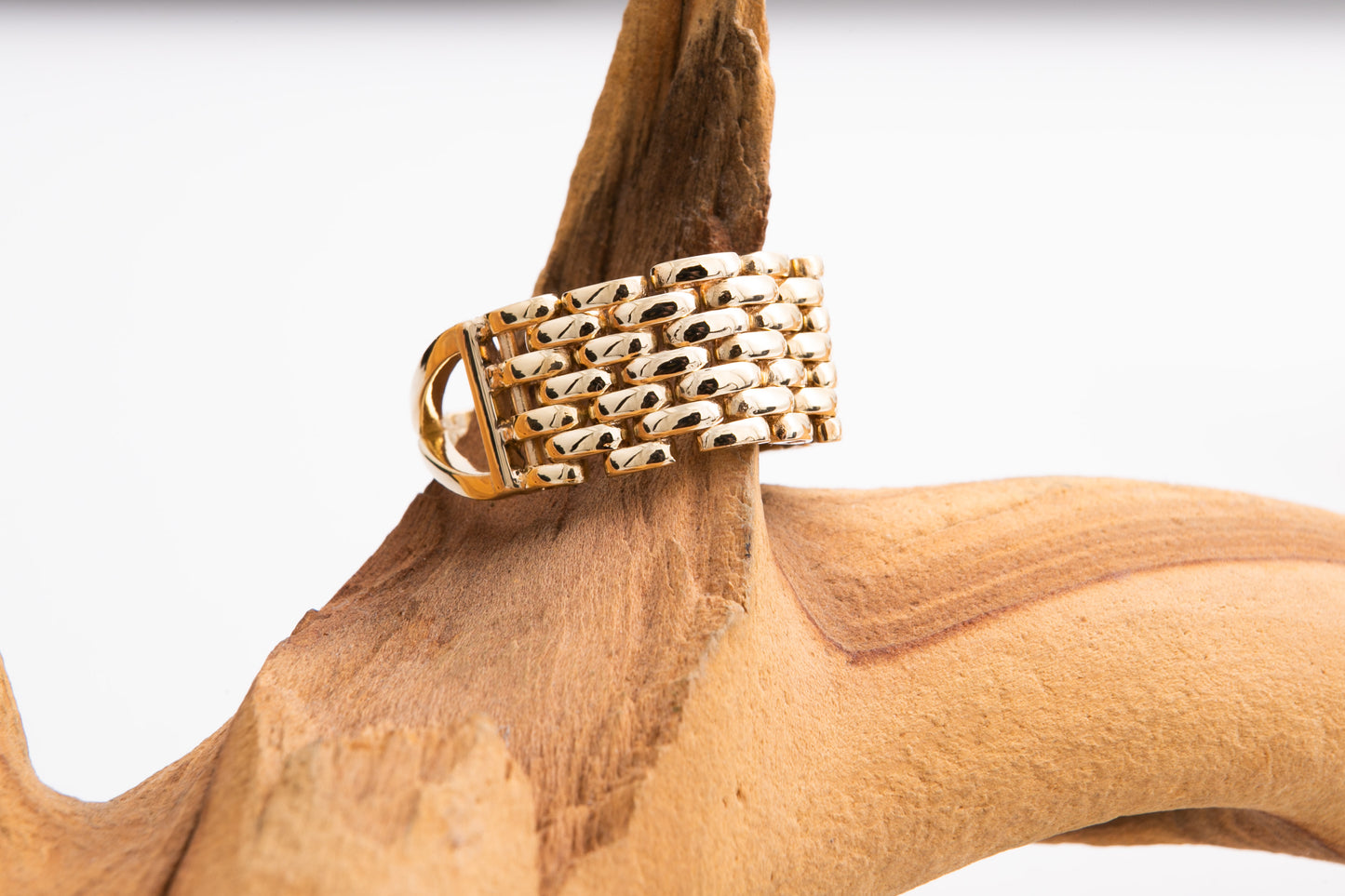 Gold Chain Ring