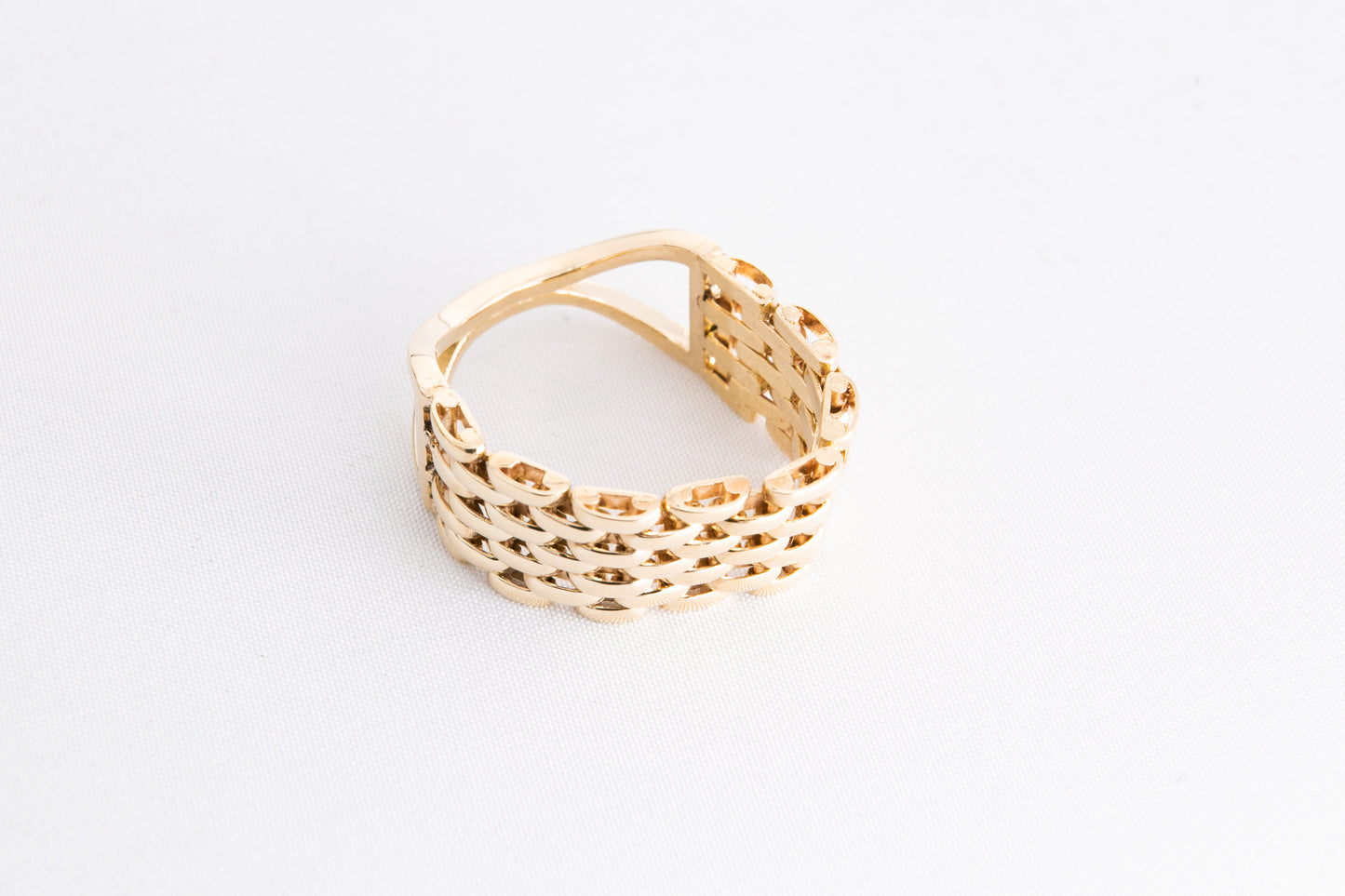 Gold Chain Ring