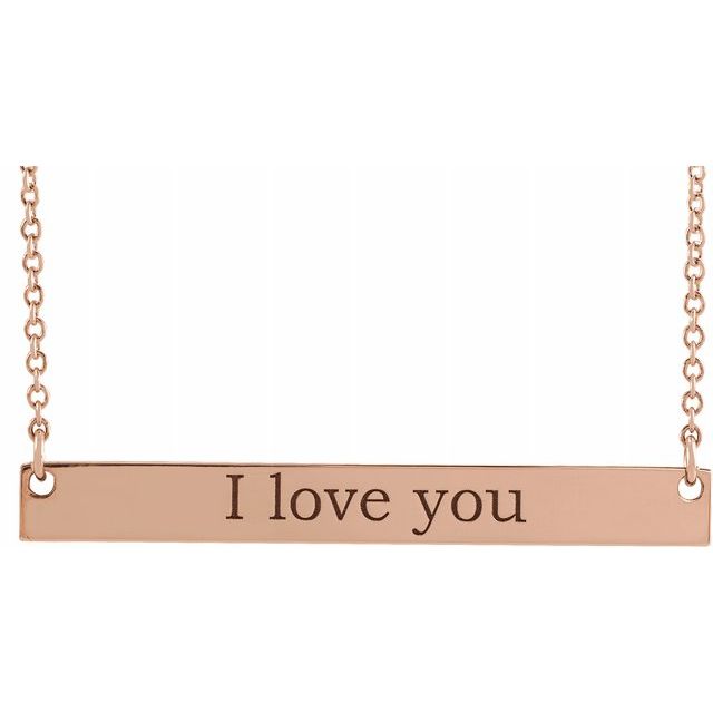 Simple Bar Necklace
