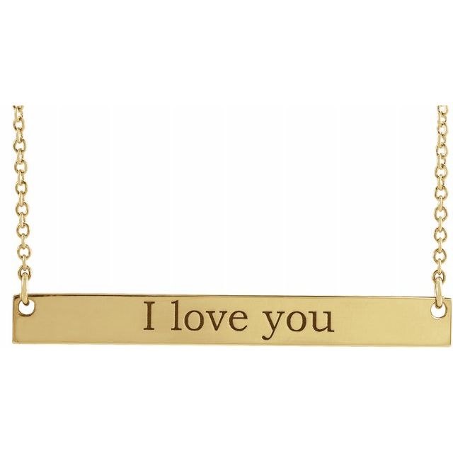 Simple Bar Necklace