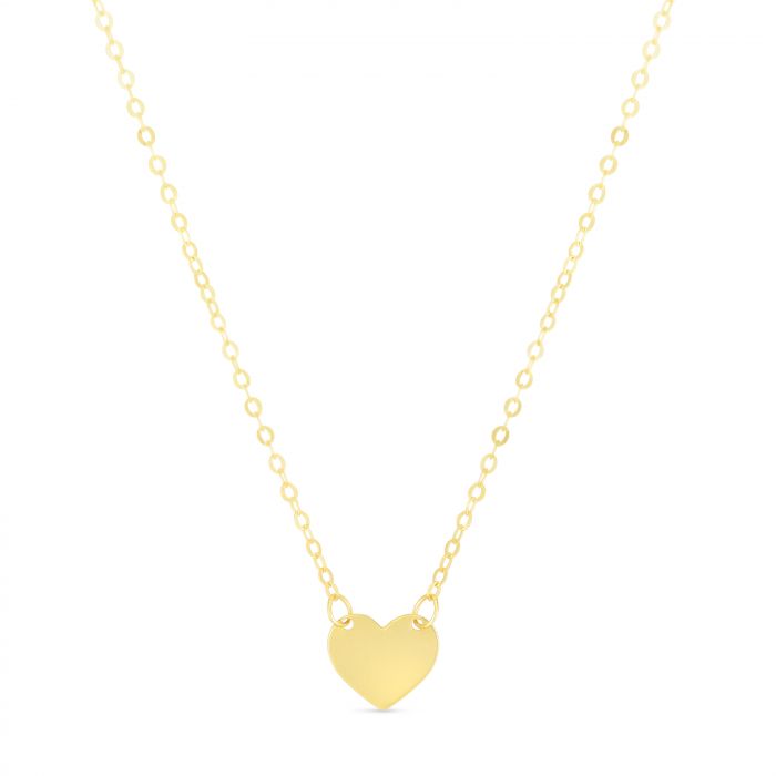 14K Mini Heart Pendant