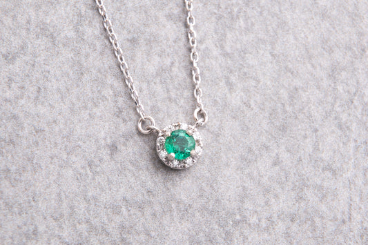 Gemstone Diamond Necklace