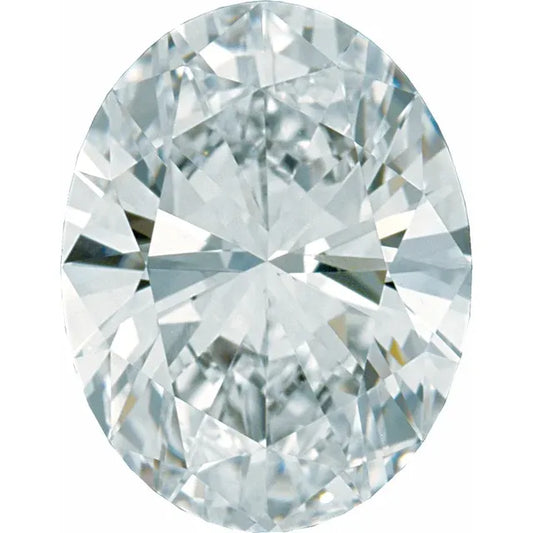 Oval 1ct Genuine Diamond