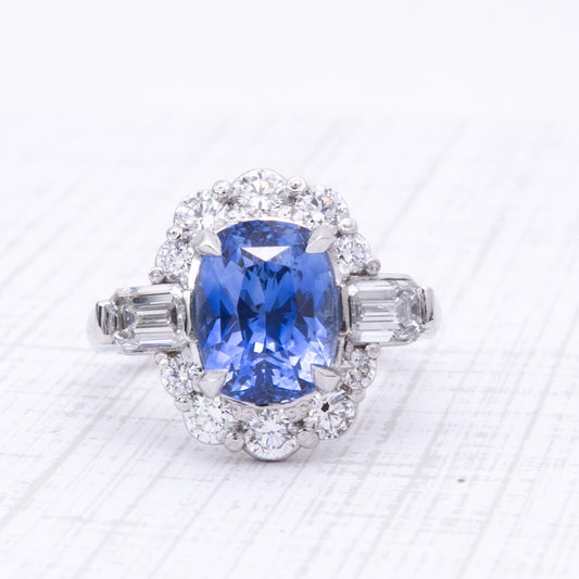 Sapphire Diamond RIng