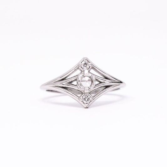 Rose Cut Diamond Ring