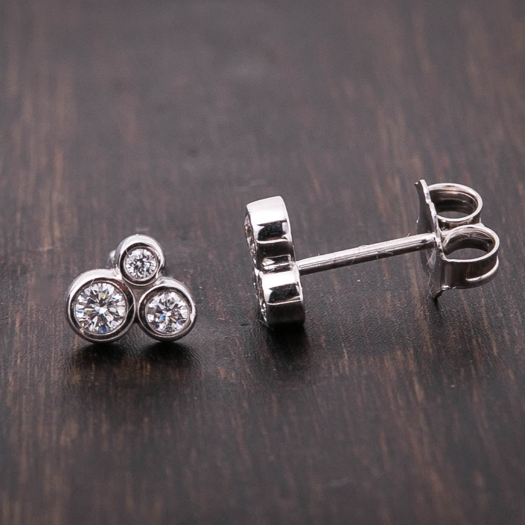 Diamond Cluster Studs